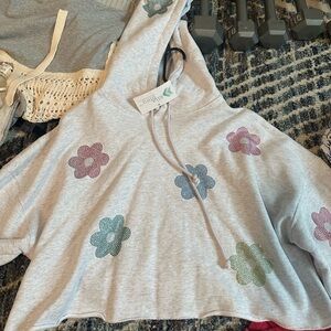 Ella Bleu Boutique Slightly Cropped Sweatshirt